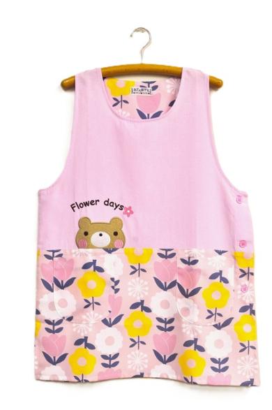 新作【おてんばママ】くまフラワーキッチン