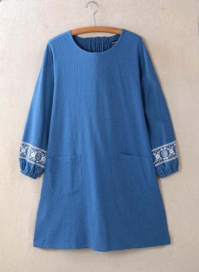 新作【VivresaVie】綿ワッシャーレース風刺繍チュニック