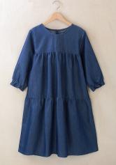 新作【VivresaVie】デニムティアードチュニック